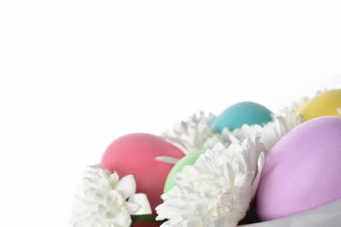 Easter eggs background Stock-Fotos