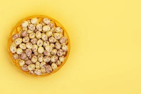 Easter eggs background Stock Photos