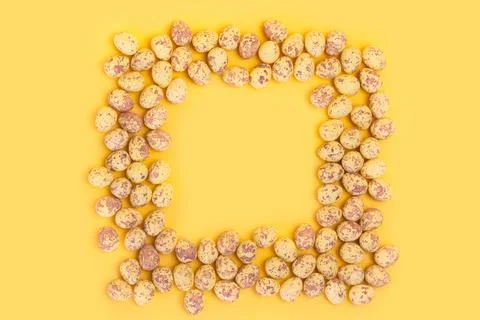 Easter eggs background Stock Photos