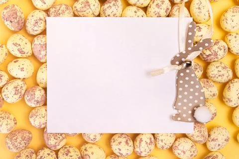 Easter eggs background Stock Photos