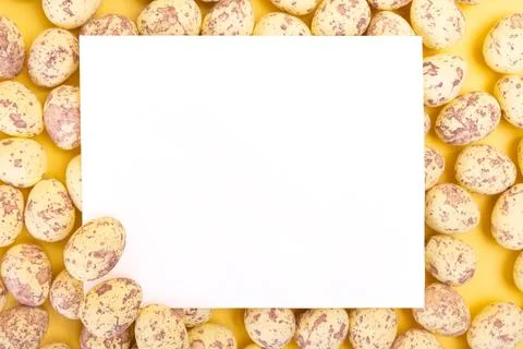 Easter eggs background Stock Photos