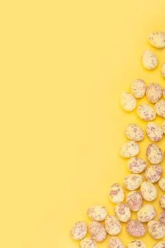 Easter eggs background Stock Photos