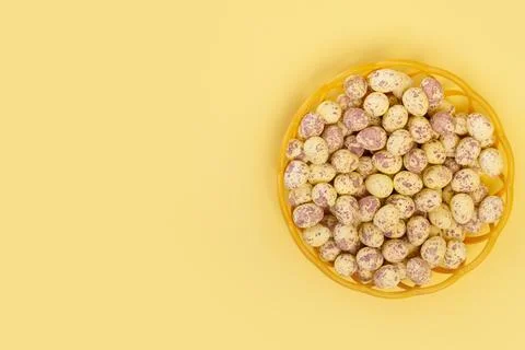 Easter eggs background Stock Photos