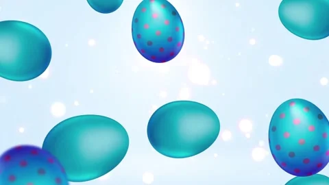 Easter Eggs Blue 스톡 동영상 248881605