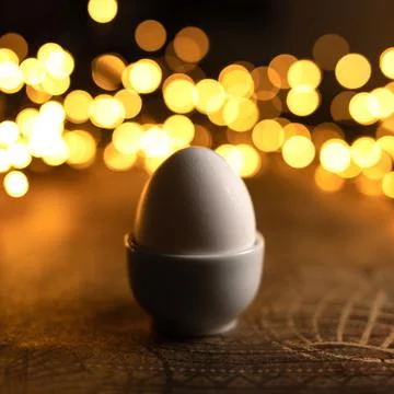 Easter Eggs on boke background Stock Photos
