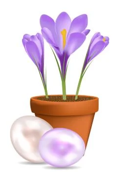 Easter egg's card with colourful eggs. illustration Stock Illustration