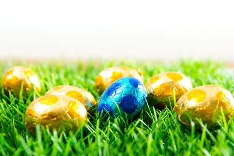 Easter eggs chocolate Stock-Fotos