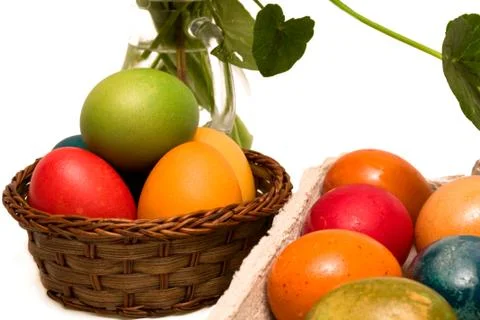 Easter eggs closeup Фото