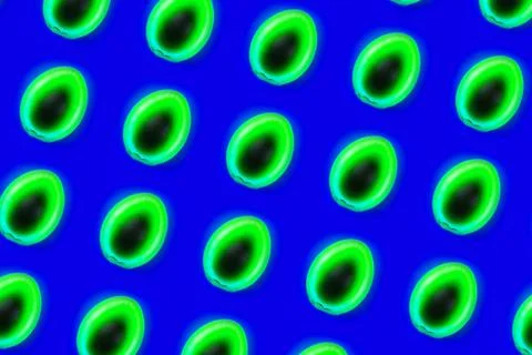 Easter eggs with creative lightening Stock Photos