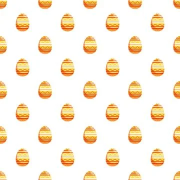 Easter eggs creative seamless pattern design Stockillustratie