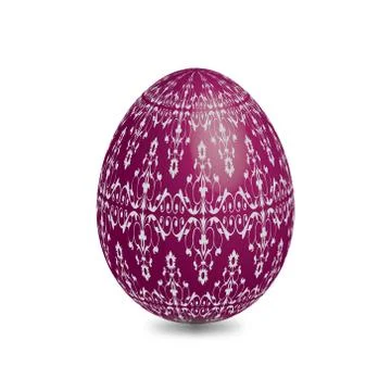 Easter eggs decorated with oriental designs Stock Illustration