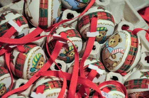 Easter Eggs decorated Stock Photos