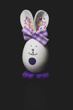 Easter eggs. Easter bunny. Easter symbolism Stock Photos