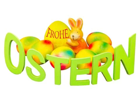 Easter eggs, Easter Bunny Stock Photos