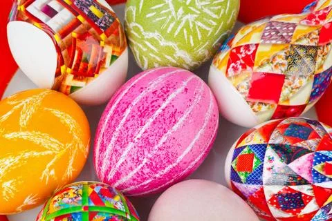 Easter eggs Easter eggs - abstract background Copyright: xZoonar.com/Nikol... Foto stock