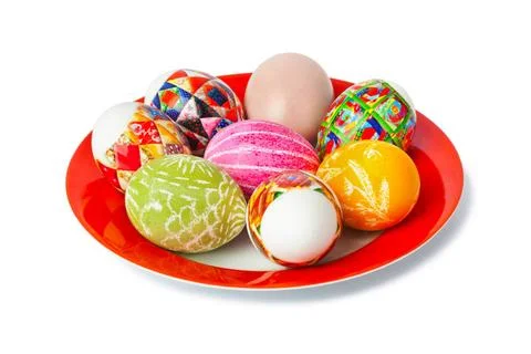 Easter eggs Easter eggs isolated on white background Copyright: xZoonar.co... 스톡 사진