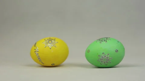 Easter eggs, the feast of the passover Stock Footage 61636071