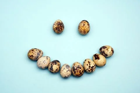 Easter eggs flat lay pattern on pastel background. Minimal concept 스톡 사진