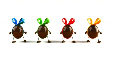 Easter eggs Stock Footage 98183