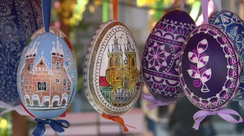 Easter eggs Stock Footage 682386