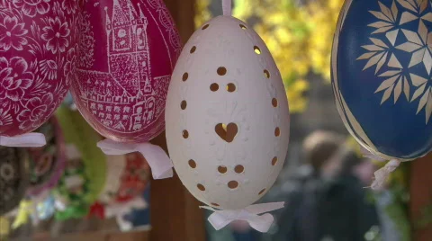 Easter eggs Stock Footage 694875