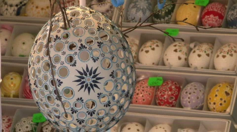 Easter eggs Stock Footage 712778