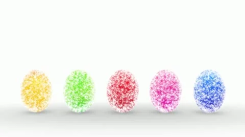 Easter eggs Stock Footage 10864939