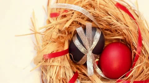 Easter eggs Video stock 21950411