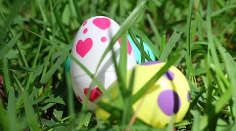 Easter eggs Stock Footage 22568309