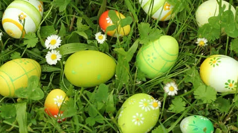 Easter eggs Stock Footage 24234805