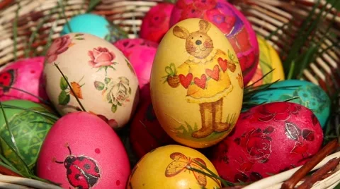 Easter eggs Stock-Footage 49051836