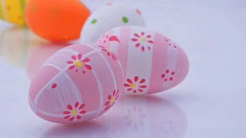 Easter eggs Stock Footage 87127153