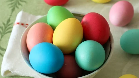 Easter eggs Stock Footage 103252517