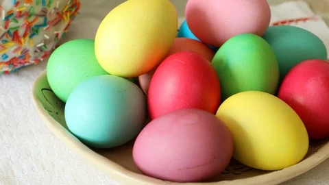 Easter eggs Stock Footage 103252822