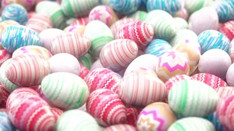 Easter eggs Video stock 127530112