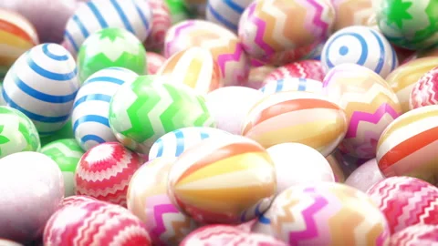 Easter eggs Video stock 127530426