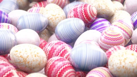 Easter eggs Stock Footage 127614511