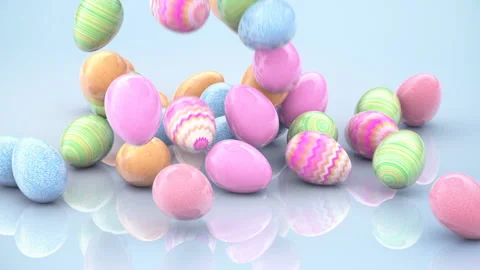 Easter eggs Stock Footage 149947991