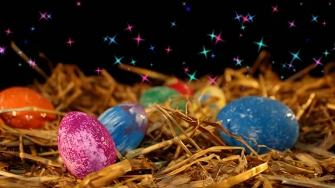 Easter eggs Stock Footage 150252907