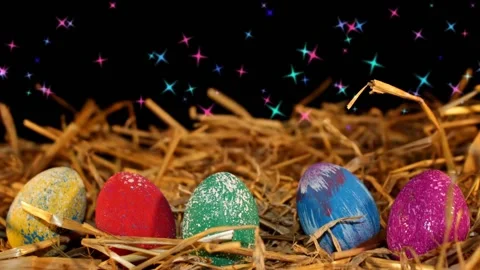 Easter eggs Stock Footage 150252941