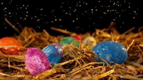 Easter eggs Stock Footage 150252957