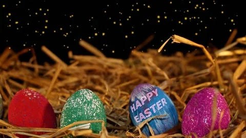 Easter eggs Stock Footage 150252978