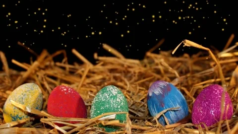 Easter eggs Stock Footage 150252990