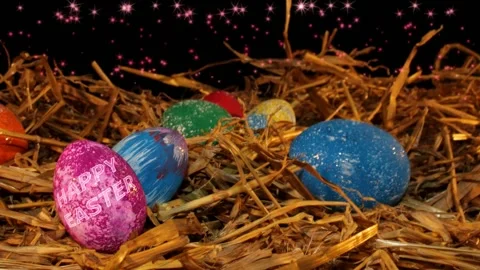 Easter eggs Stock Footage 150253113
