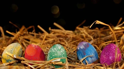 Easter eggs Stock Footage 150253166