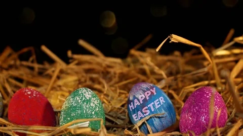 Easter eggs Stock Footage 150253172