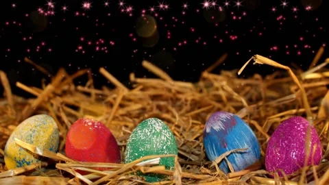 Easter eggs Stock Footage 150253277