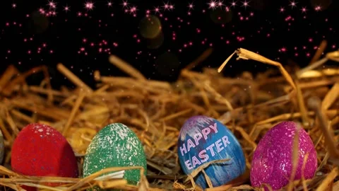 Easter eggs Stock Footage 150253280