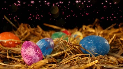 Easter eggs Stock Footage 150253282