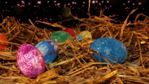 Easter eggs Stock Footage 150253360